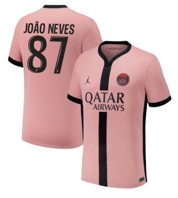 Paris Saint-Germain Joao Neves #87 Replika Tredjetrøje 2024-25 Kortærmet